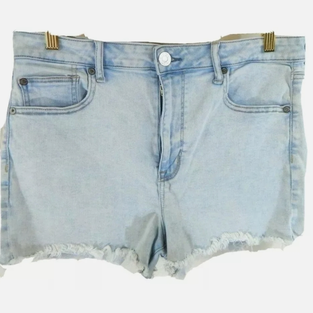 American Eagle Super Hi Rise Shortie‎ Light Wash